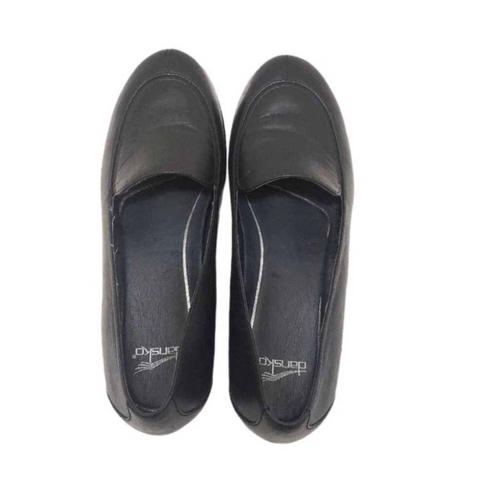 Dansko Debra Nappa Black Leather Loafers Shoes Size 41 US 10.5 / 11 - Picture 5 of 10
